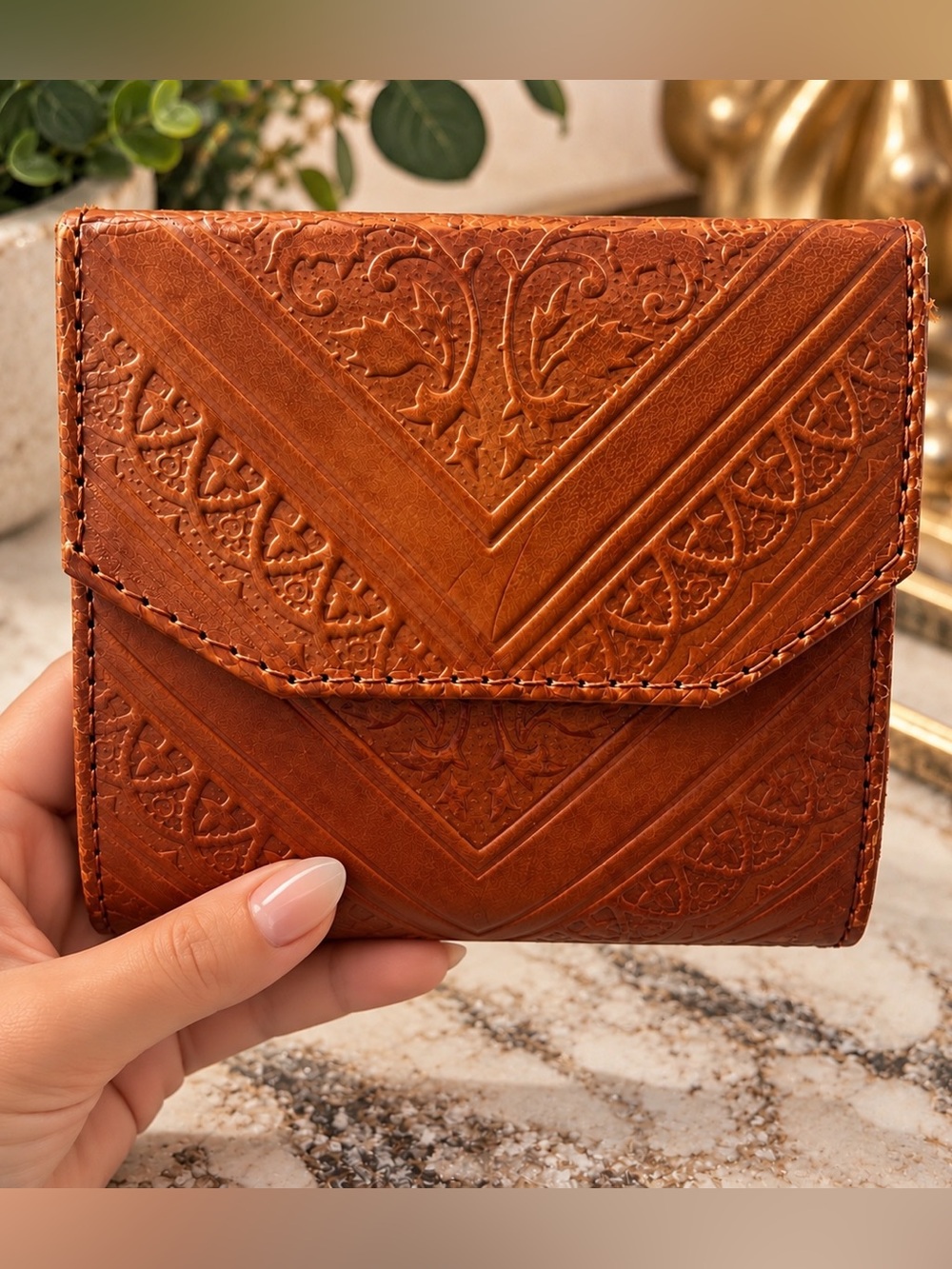 Vintage Argentine Leather Purse